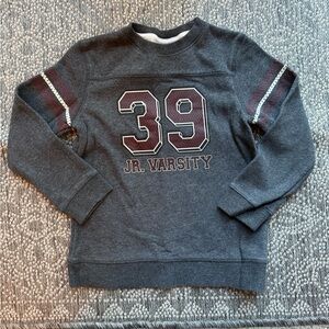 JUMPING BEANS Dark Grey Pullover Sweatshirt - Boys Size M (5/6)